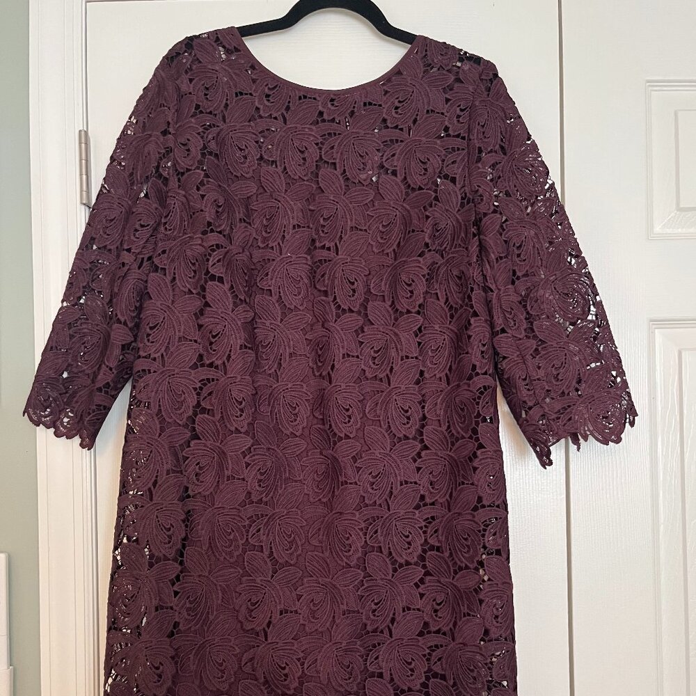 Loft Purple Occasion Dress, Size 12